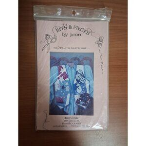 Bits & Pieces by Joan Christmas Vest Sewing Pattern 90s Y2K VTG Rustic Western